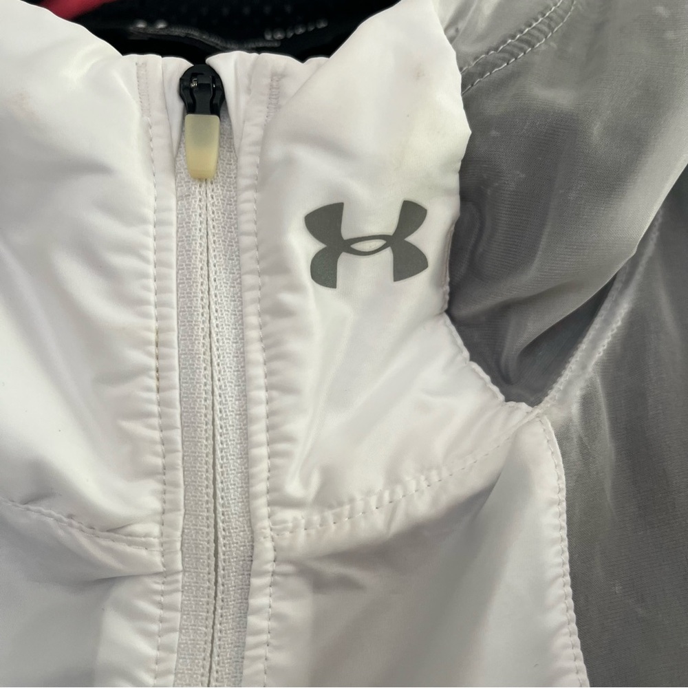 Underarmour Two-Tone Packable All Weather Windbreaker Smoke & Pet free home - Picture 6 of 9